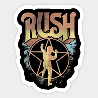 Rush vintage Sticker